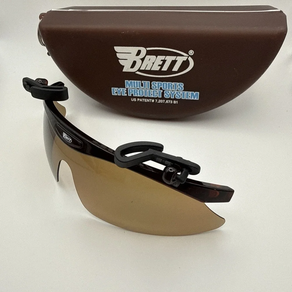 Brett Sports Eye Protect System / Sunglasses-includes case & cloth instructions
